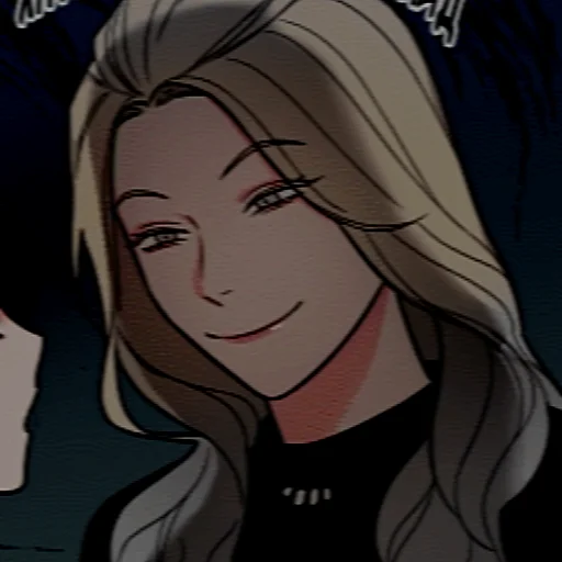 anime cartoon human face