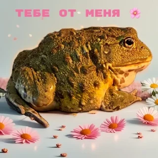Стикер ЖАБУС ❤️🐸 - 6