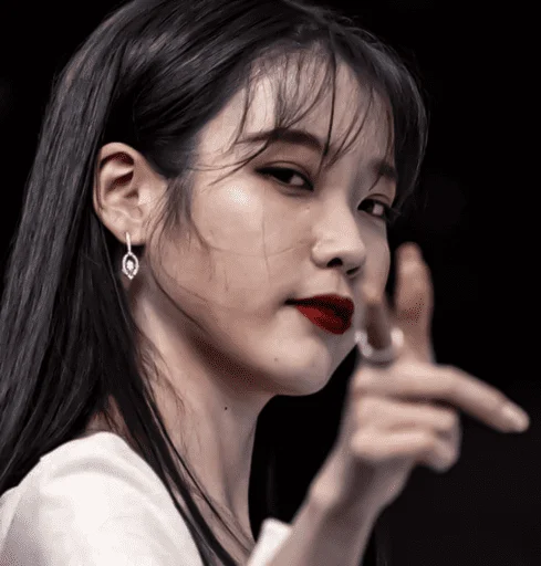 person human face lipstick