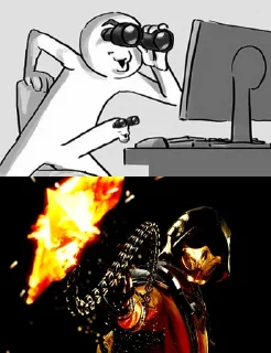 Стикер Mortal ёпта Kombat - 9