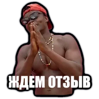 Стикер Привет из Африки - 6