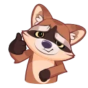 Proha Raccoon (@TgSticker) - клипарт