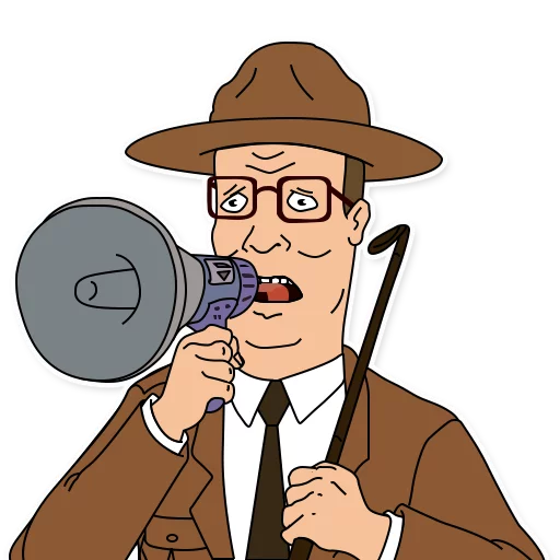 hat cartoon human face