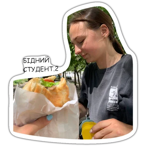 person fast food food