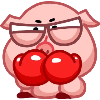 Стикер @DERBETOFF / @REFUGE_CHAT / жизнь свинкам, смерть бранящим. - 6