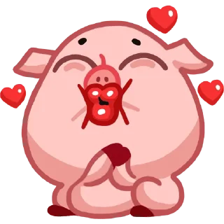 Стикер @DERBETOFF / @REFUGE_CHAT / жизнь свинкам, смерть бранящим. - 3