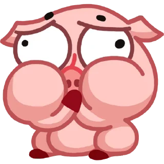 Стикер @DERBETOFF / @REFUGE_CHAT / жизнь свинкам, смерть бранящим. - 4