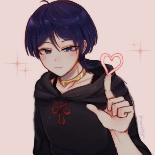 anime cartoon human face