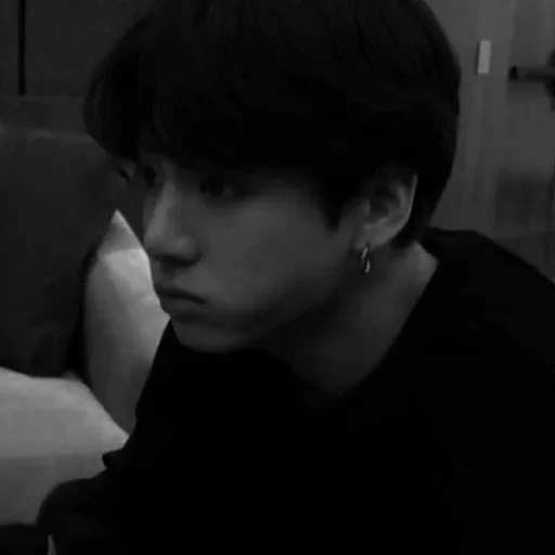 person black and white indoor