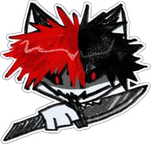 Стикер psychocvrsxd - 1