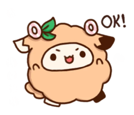 Sticker puffsheep - 1