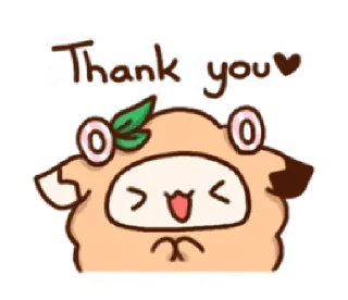 Стикер puff sheep | @cutestickers4you - 7