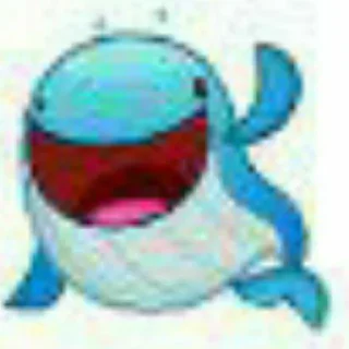 Стикер пухабашев кит - 0