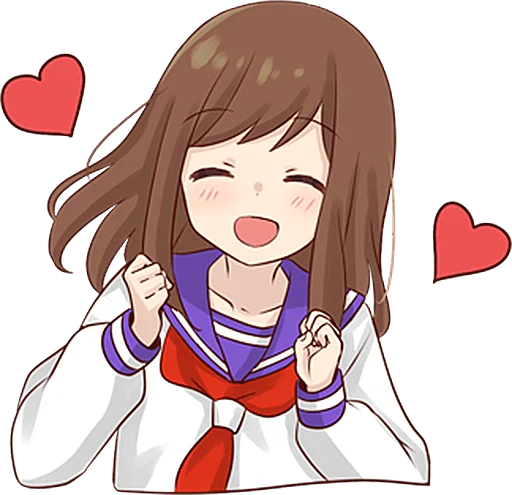 Стикер punipuni_Girlfriend_Sticker_updated - 1