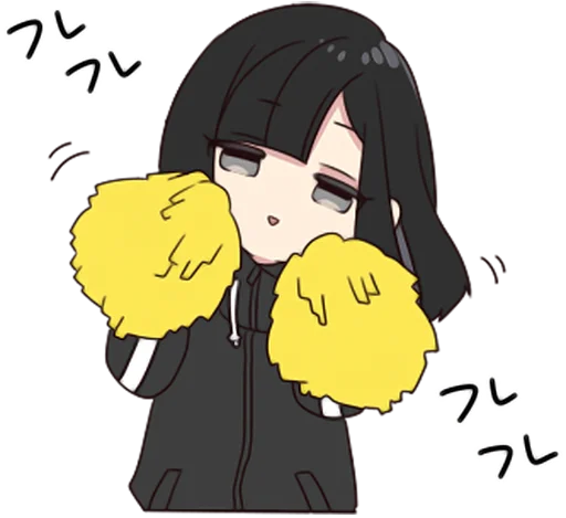 Стикер Yurudara-chan • @punipuni_stickers - 1