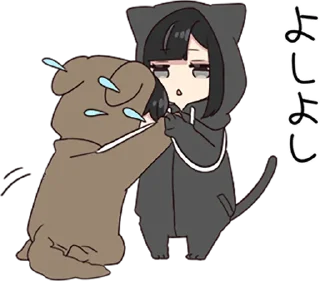 Sticker Yurudara-chan.2.5 • @punipuni_stickers - 2