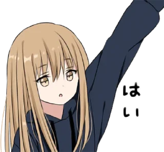 hoodiegirl(cool) • @punipuni_stickers - мультфильм