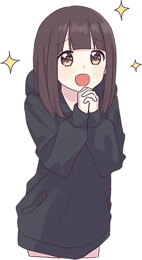 Стикер kurumi-chan. BIG Sticker • @punipuni_stickers - 6
