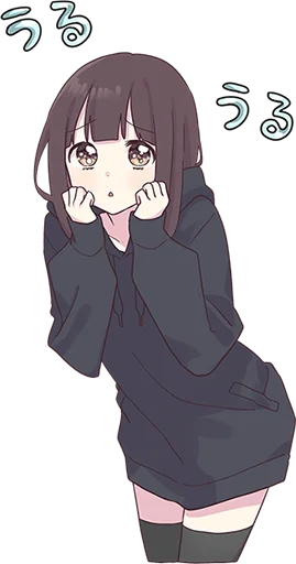 Стикер kurumi-chan. BIG Sticker • @punipuni_stickers - 5