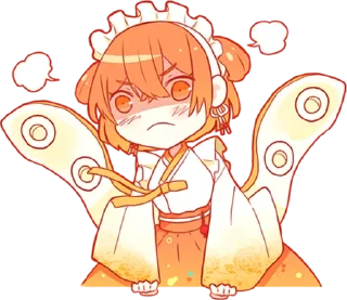Sticker octopus maid umu • @punipuni_stickers - 11