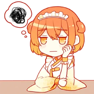 Sticker octopus maid umu • @punipuni_stickers - 3