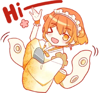 Sticker octopus maid umu • @punipuni_stickers - 8
