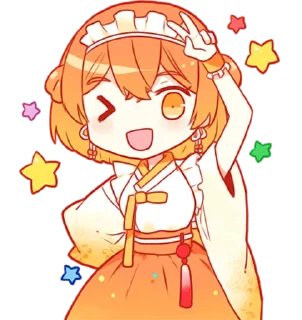 Sticker octopus maid umu • @punipuni_stickers - 0