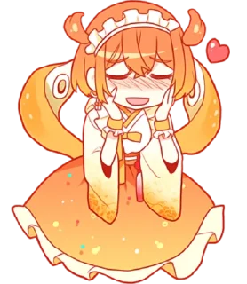 Sticker octopus maid umu • @punipuni_stickers - 5