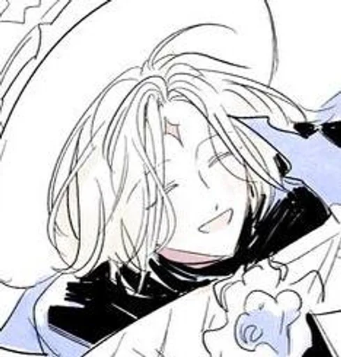 эскиз иллюстрация аниме