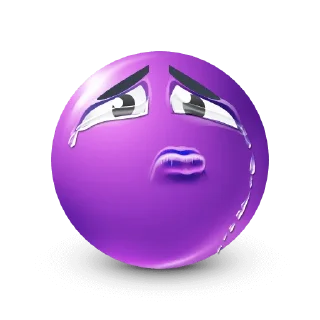 Стикер Purple Emoji @TgSticker - 6