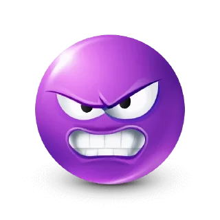Стикер Purple Emoji @TgSticker - 8