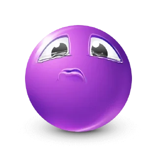 Стикер Purple Emoji @TgSticker - 7