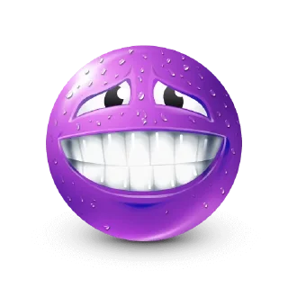 Стикер Purple Emoji @TgSticker - 5
