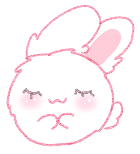 cartoon rabbit drawing