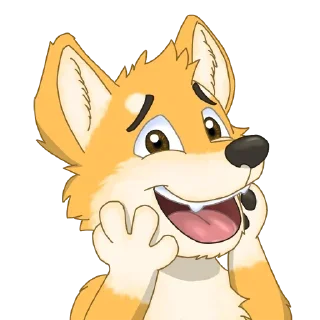 Стикер Fluffy @stickersb2b - 11