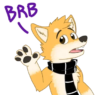 Стикер Fluffy @stickersb2b - 6