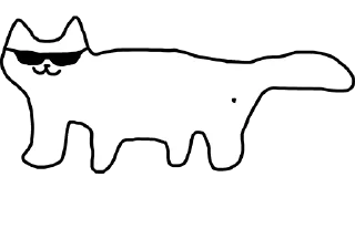 Sticker пушок - 0