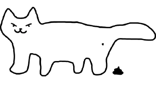 Sticker пушок - 1