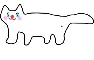 Sticker пушок - 11