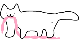 Sticker пушок - 7