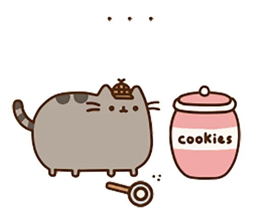 Стикер pussheen - 1