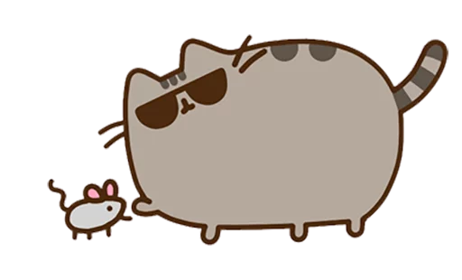 Стикер pussheen - 1