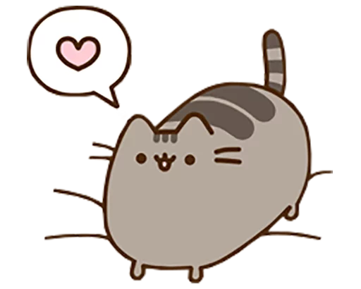 Стикер pussheen - 1