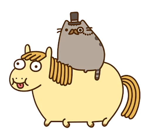Стикер pussheen - 1