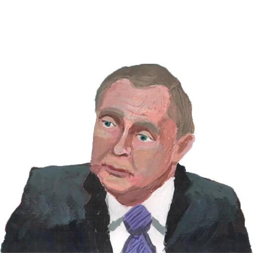 Сhildren's drawings of Putin - эскиз