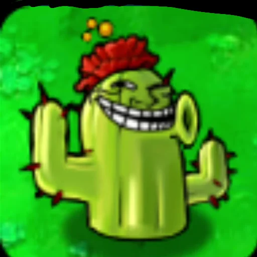 Стикер pvztrollface - 1