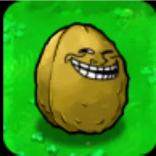 Стикер Pvz trollface - 3
