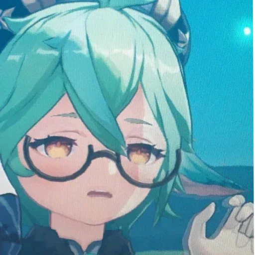 anime cartoon human face