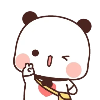 Стикер 🐻‍❄️ & 🐻 @BubuDuduBears - 3