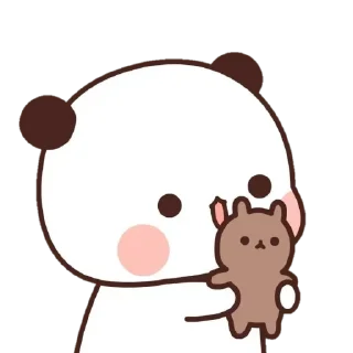 Стикер 🐻‍❄️ & 🐻 @BubuDuduBears - 1